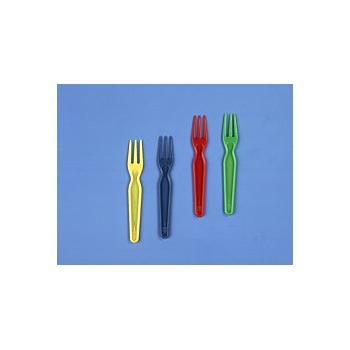 Garfos Aperitivo 5.5Cm Cor Sortid. 1000 Und.(Papstar)       