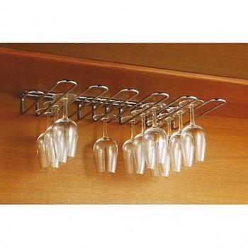 Rack Para 5 Filas De Copos Fixacao Superior 44.7X31X5,5 Cm  