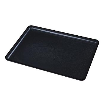 Tabuleiro Plastico 30X20Cm  Preto                           