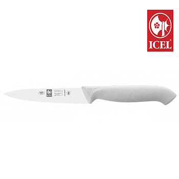 Faca Para Legumes Serrilha 10 Cm Cb/Branco 282.Hr63  (Icel) 