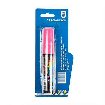 Marcador Fluorescente Grosso Rosa (1 Unid.)                 