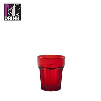 Copo De Shot  Policarbonato Faceta 4Cl Vermelho             