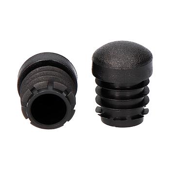 Topo Sistema Redondo Para Interior Ø20Mm Preto              