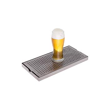 Escorredor Para Copos Bar Em Inox 30X15X2Cm                 
