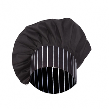Chapeu Cozinha Preto C/Risc.B C47 C410 Algodão/Poliester    