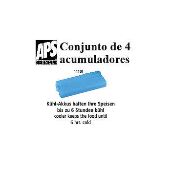 Conjunto De 4 Acumuladores De Frio 11101 Aps                