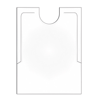 Babetes Para Adulto 38,3X48Cm Branco Pehd (500 Unid.)       