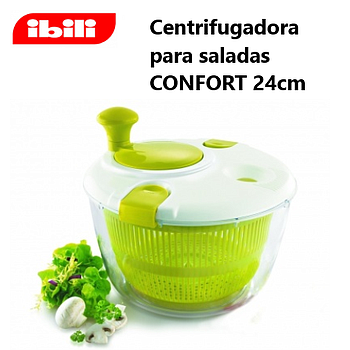 Centrifugadora Para Saladas Manivela Confort 24Cm Ibili     