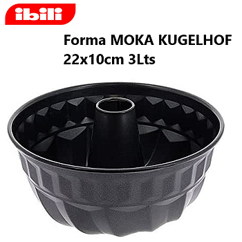 Forma Moka Kugelhof 22X10Cm 3Lts Ibili                      