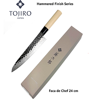 Faca De Chef Linha Hammered 24Cm Tojiro                     