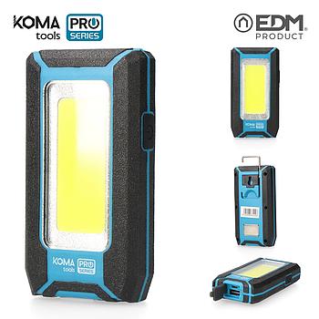 Lanterna Led Profi.Cob 500 8W+Powerbank 3400 Mha            