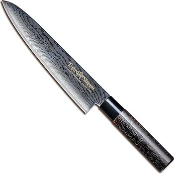 Faca De Chefe Tojiro Linha Shippu Black 24Cm                