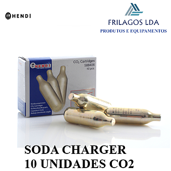 Recarga Sifão De Soda 10 Unidades Co2 Hendi                 