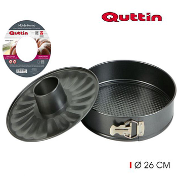 Molde Desmontavel 2 Fundos 26Cm Quttin                      