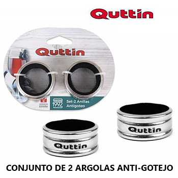 Conjunto De 2 Argolas Anti-Gotejo Quttin                    