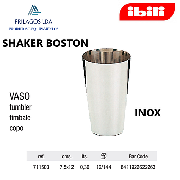 Shaker Boston Inox 300Ml  Ibili                             