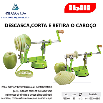 Cortador De Maçãs, Pela Corta E Tira Caroço  Ibili          
