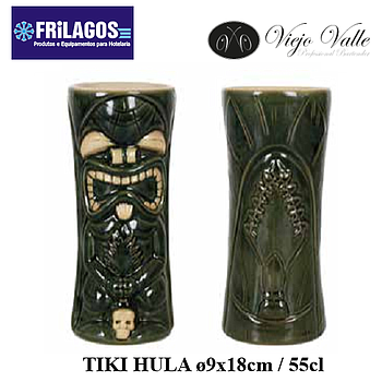 Tiki Hula Ø9X18Cm / 55Cl Viejo Valle                        