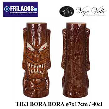 Tiki Bora Bora Ø7X17Cm / 40Cl  Viejo Valle                  