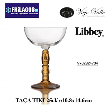 Taça Tiki 25Cl/ Ø10.8X14.6Cm Vidro Libbey                   