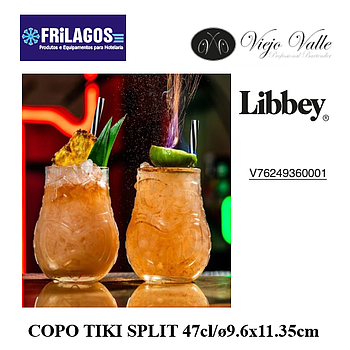 Copo Tiki Split 47Cl/Ø9.6X11.35Cm Vidro Libbey              