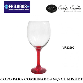 Copo Para Combinados Pé Vermelho 64,5Cl Misket Lav          