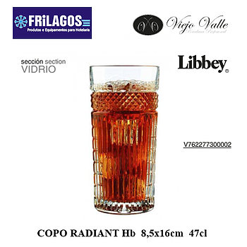 Copo Radiant Cooler 8,5X16Cm 47Cl Libbey                    