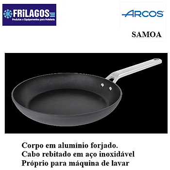 Caçarola Aluminio Samoa A.Adr. Cabo Inox 18Cm  Arcos        