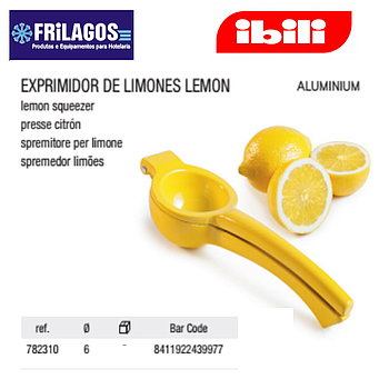 Espremedor De Limões 6Cm Aluminium   Ibili                  