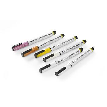 Pack 6 Marcadores Para Quadro Preto 1Mm Hendi               