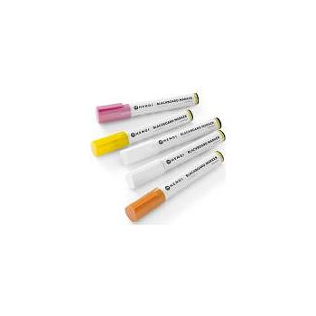 Pack 5 Marcadores Para Quadro Preto 6Mm Hendi               