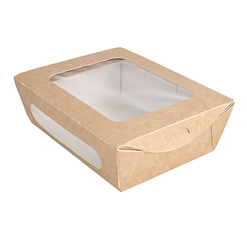 Caixa Cartolina Com Janela 700 Ml 16X12X5Cm 50 Unid.        