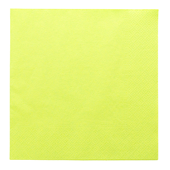 Guardanapo 39X39Cm Verde Anis Tissue  100 Unid.             