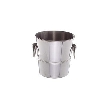 Balde Gelo C/ Argolas Inox 4,5L Ø19X20Cm                    