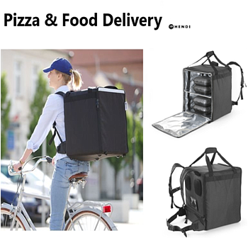 Mala Para Pizza & Food Delivery Isolada 410X410X490Mm Hendi 