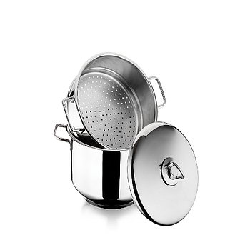 Panela C/ Cesto Inox 18/10 10L 26Cm                         