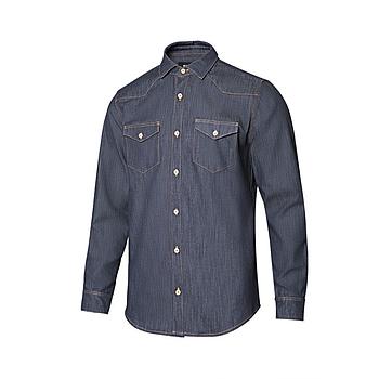 Camisa Denim Ml Homem  Tamanho-S                            