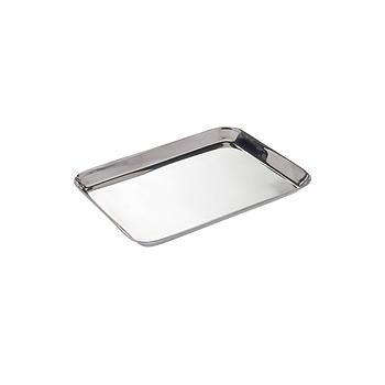 Bandeja Retangular Inox 25X19X1,8Cm                         