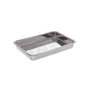 Tabuleiro Inox 40X30X4,8Cm Espessura 0.7Mm                  