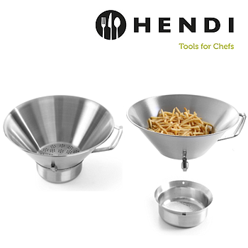 Escorredor De Fritos Inox Profissional 410X170Mm Hendi      