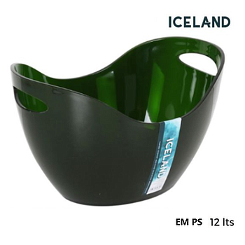 Balde De Gelo Ps 12 Litros  40X30X26Cm Green Iceland        