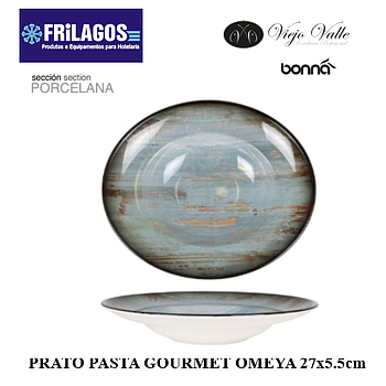 Prato Pasta  Bonna Gourmet Omeya 27X5,5Cm Viejo Valle       