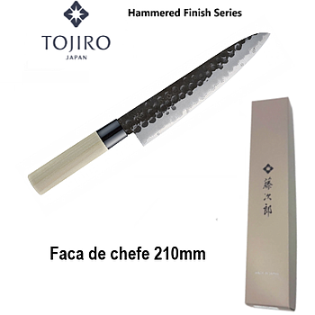 Faca De Chefe 210Mm Linha Hammered Tojiro                   