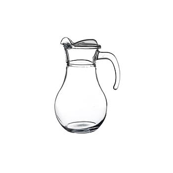 Jarro Bistro Vidro C/ Tampa Pp 1,8L Ø14X26Cm                