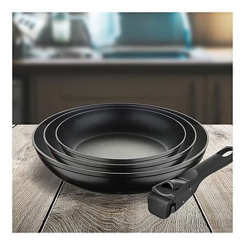 Kit 3 Frigideiras 18+20+24Cm Click And Cook Bergner         