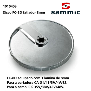 Disco Fatiador Fc-8D  8Mm  Sammic                           