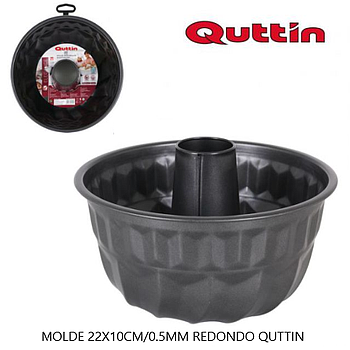 Molde Redondo Anti-Aderente 22X10X0,5Cm Quttin              