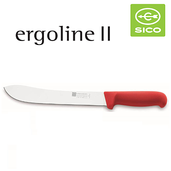 Faca De Talho Cabo Vermelho 25Cm Linha Ergoline Ii  Sico    