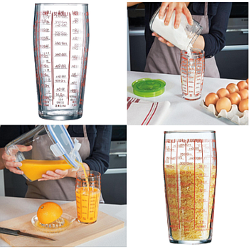 Copo Medidor Multiusos Vidro 8X16Cm  59Cl Filo - Luminarc   