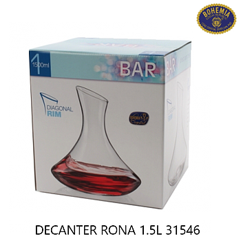 Decanter  Rona  1,5 Lt  31546 Crystalex  Bohemia Crystal    